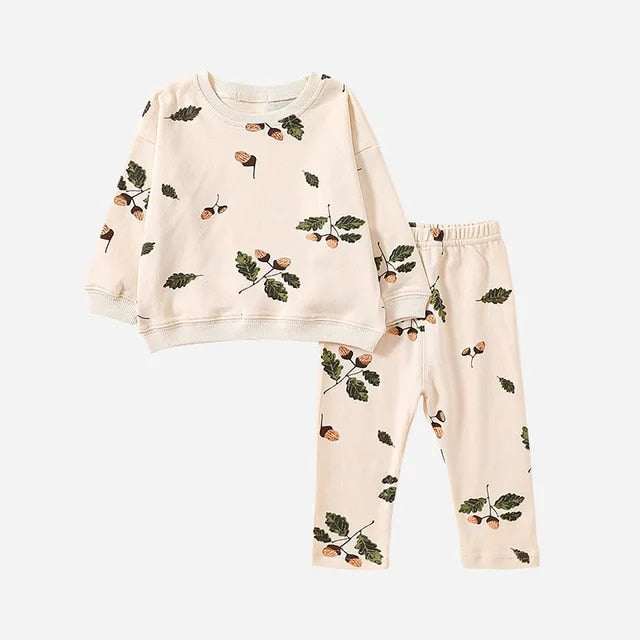 Abstract Printed Loungewear Set