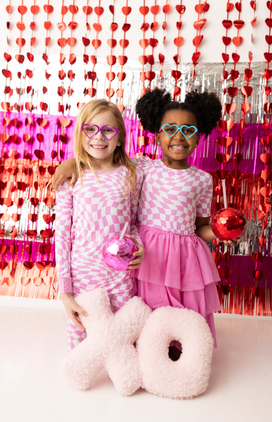 BUBBLEGUM WAVY CHECKERS DREAM SET