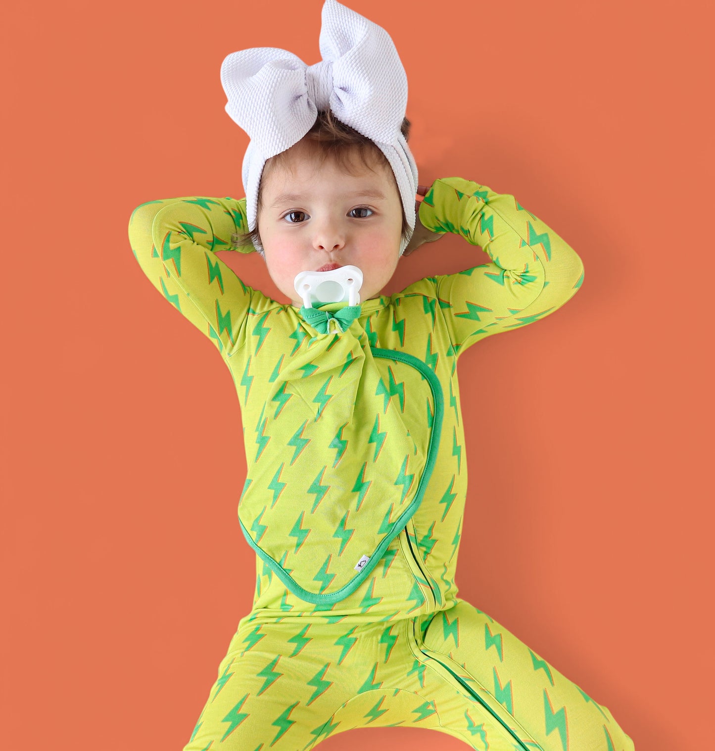BRIGHT BOLTS DREAM ZIPPER ROMPER