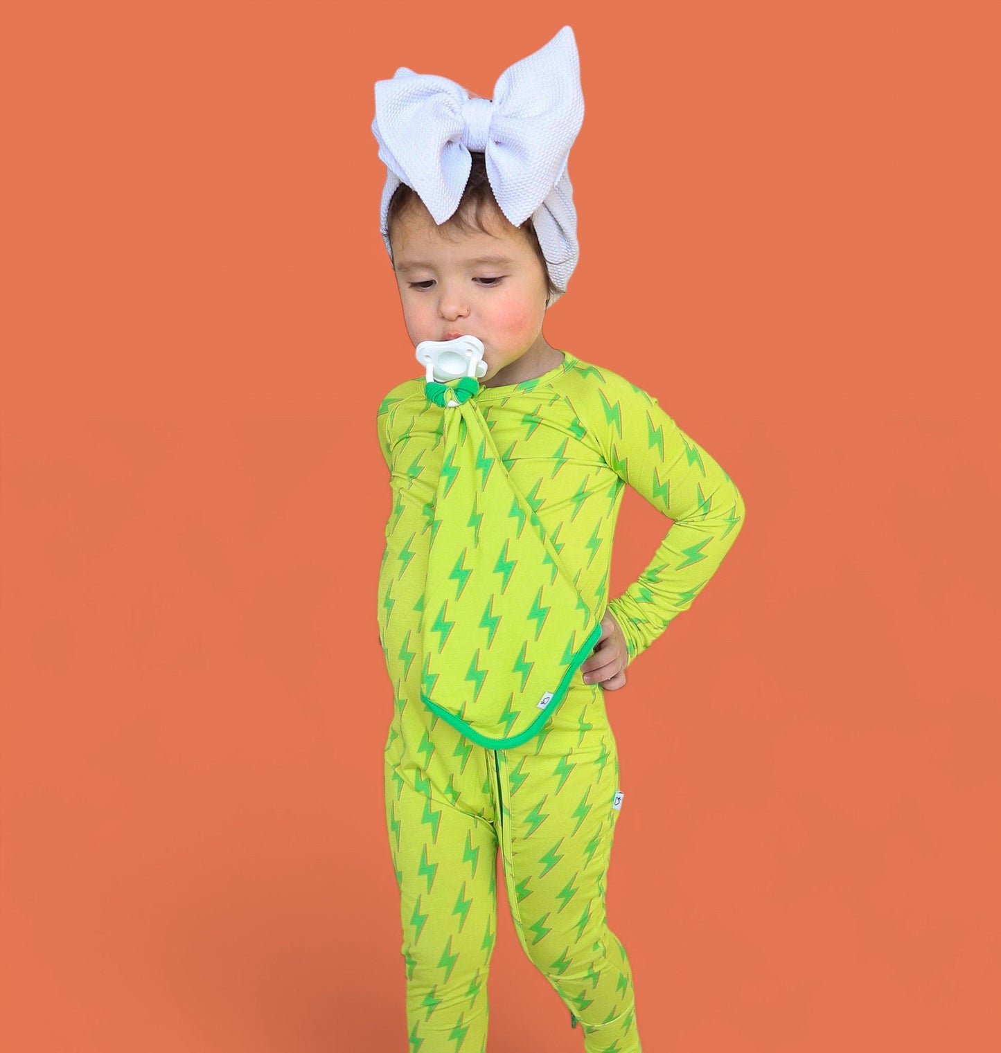 BRIGHT BOLTS DREAM ZIPPER ROMPER