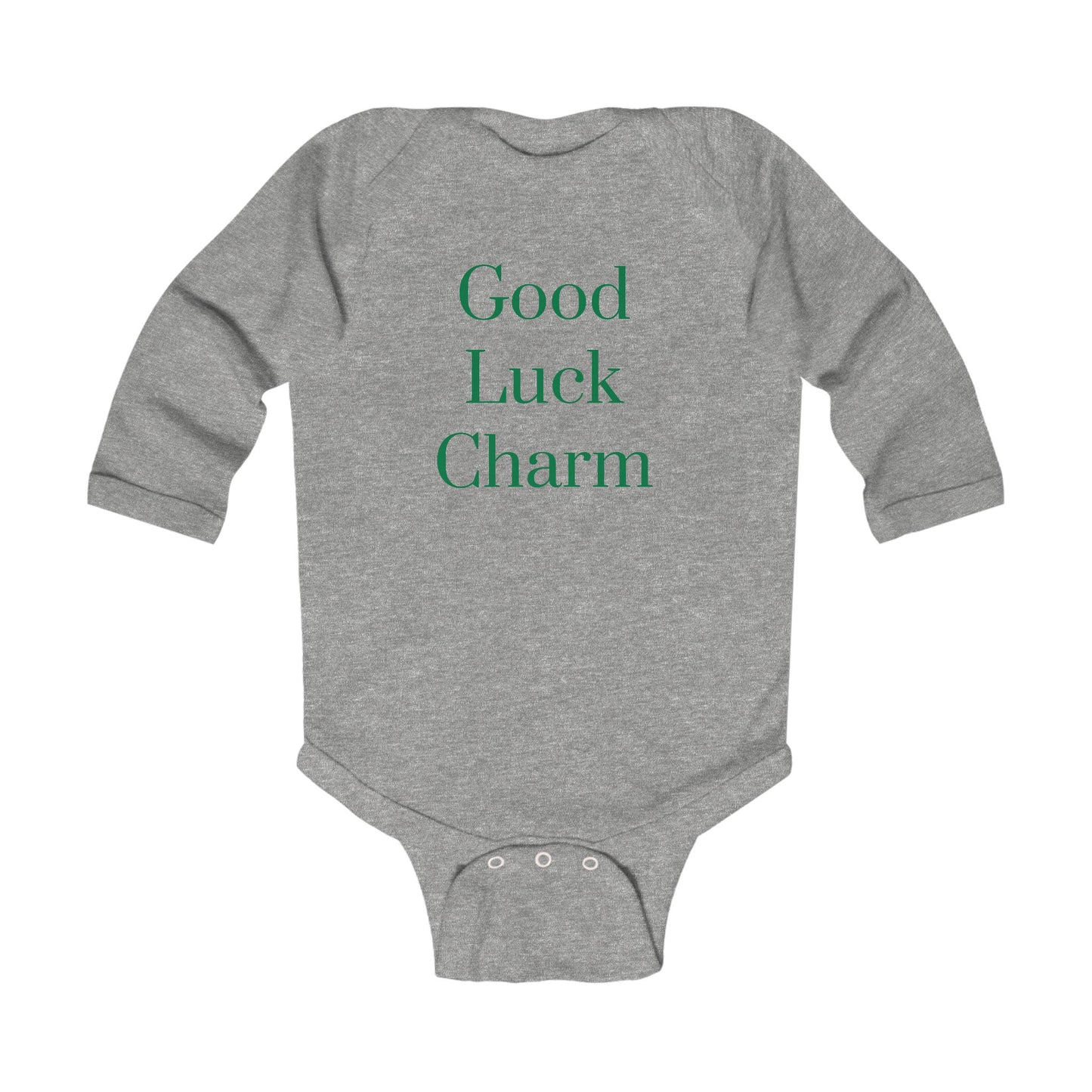 Good Luck Charm Infant Long Sleeve Bodysuit - St. Patrick's Day Baby Outfit