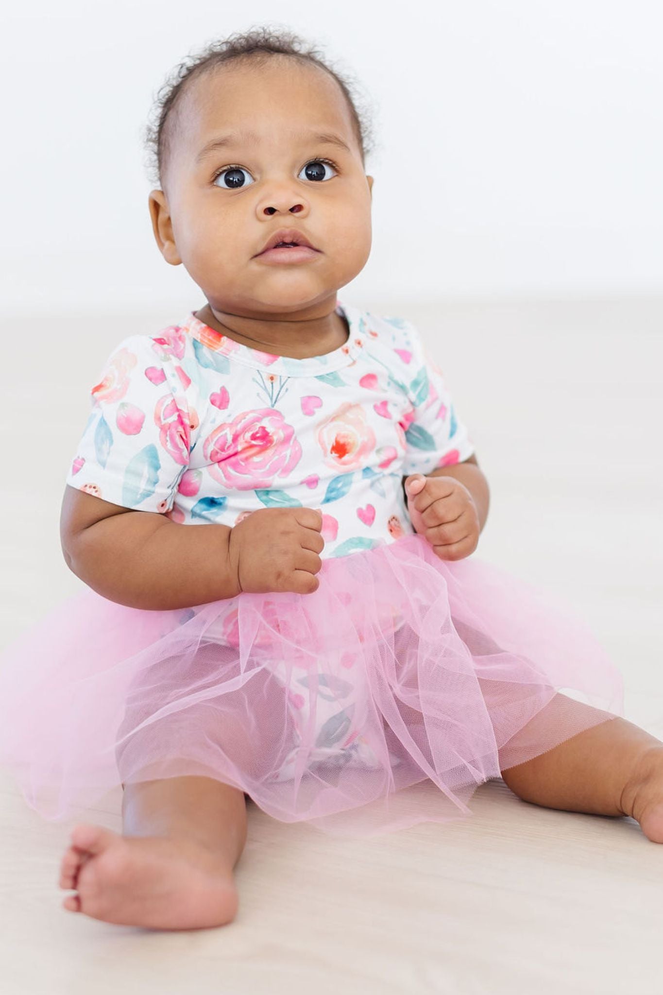 Rosettes Tutu Bodysuit Romper