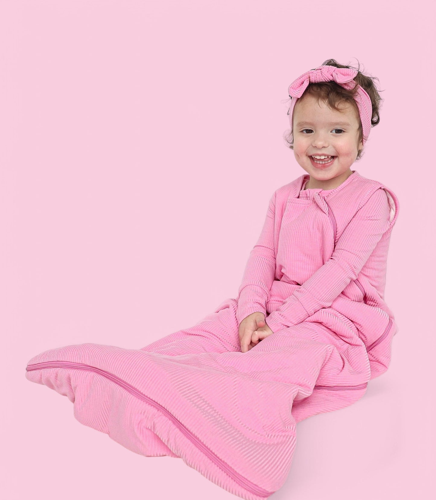 BELLA PINK RIB DREAM SLEEP SACK