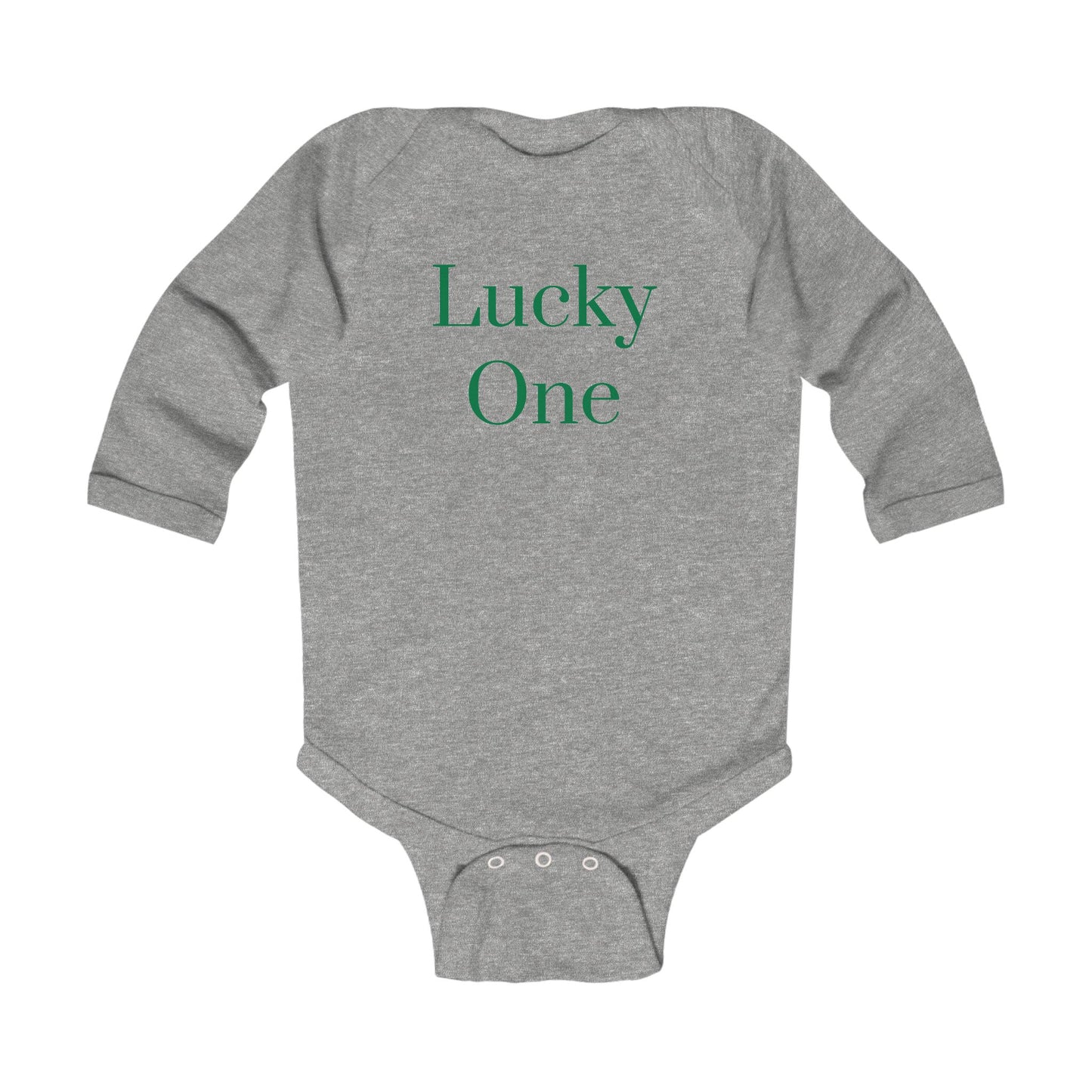 Lucky One Infant Long Sleeve Bodysuit - St. Patrick's Day Baby Outfit