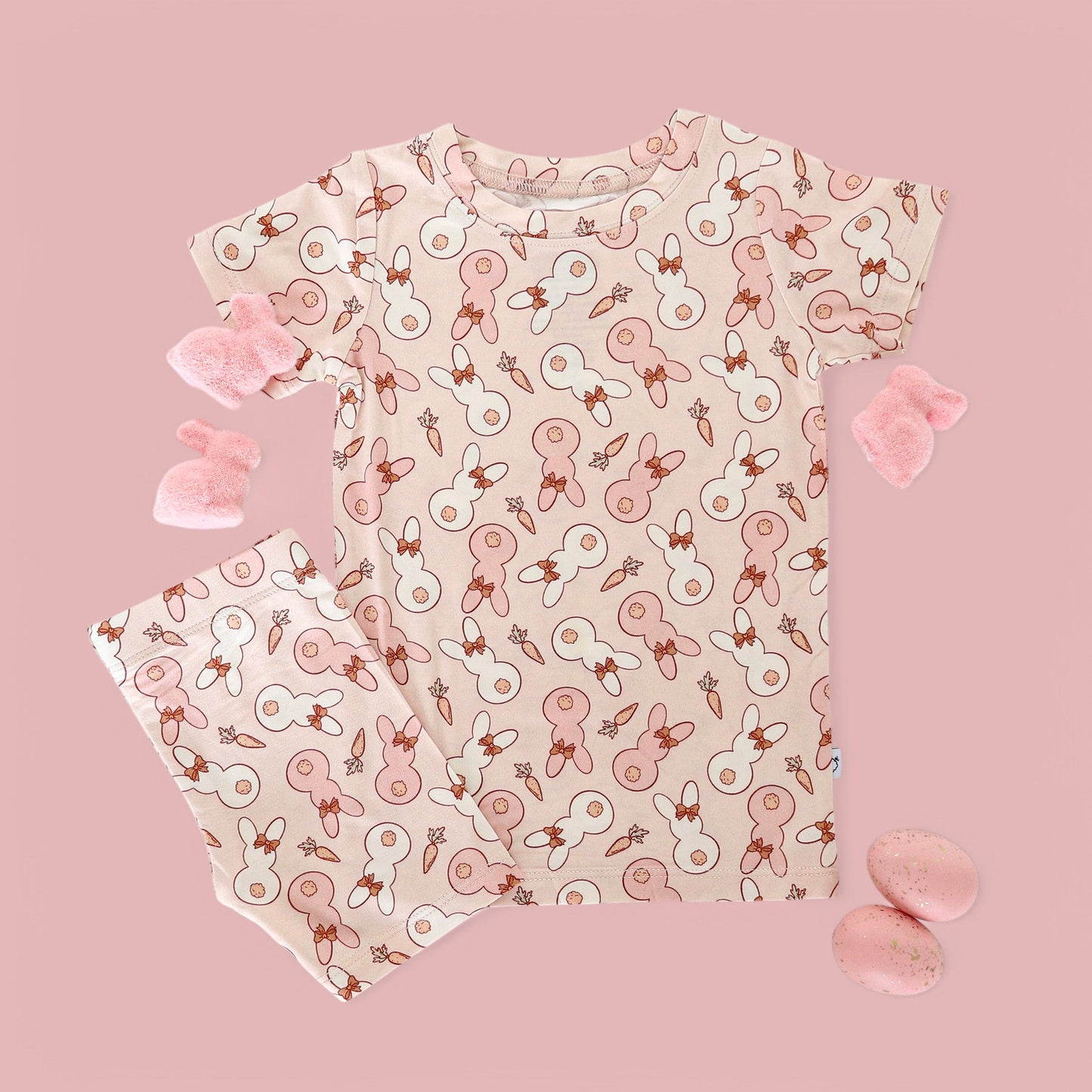 BUNNIES AND BOWS DREAM SHORT SET