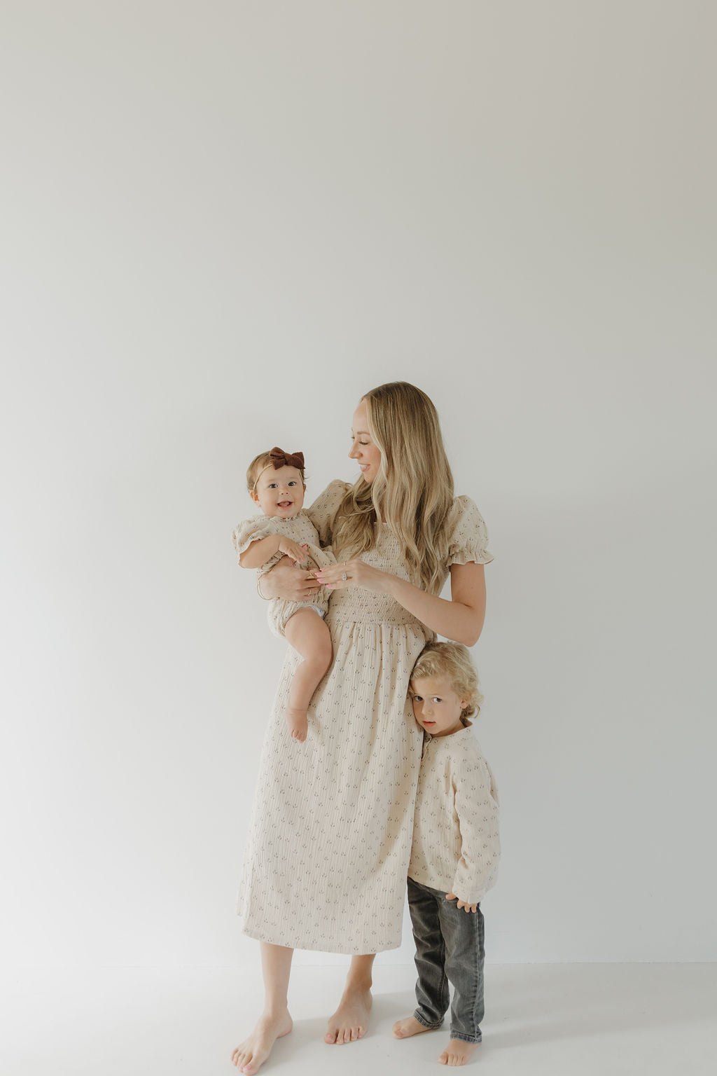 Ruffle Muslin Romper | Flora