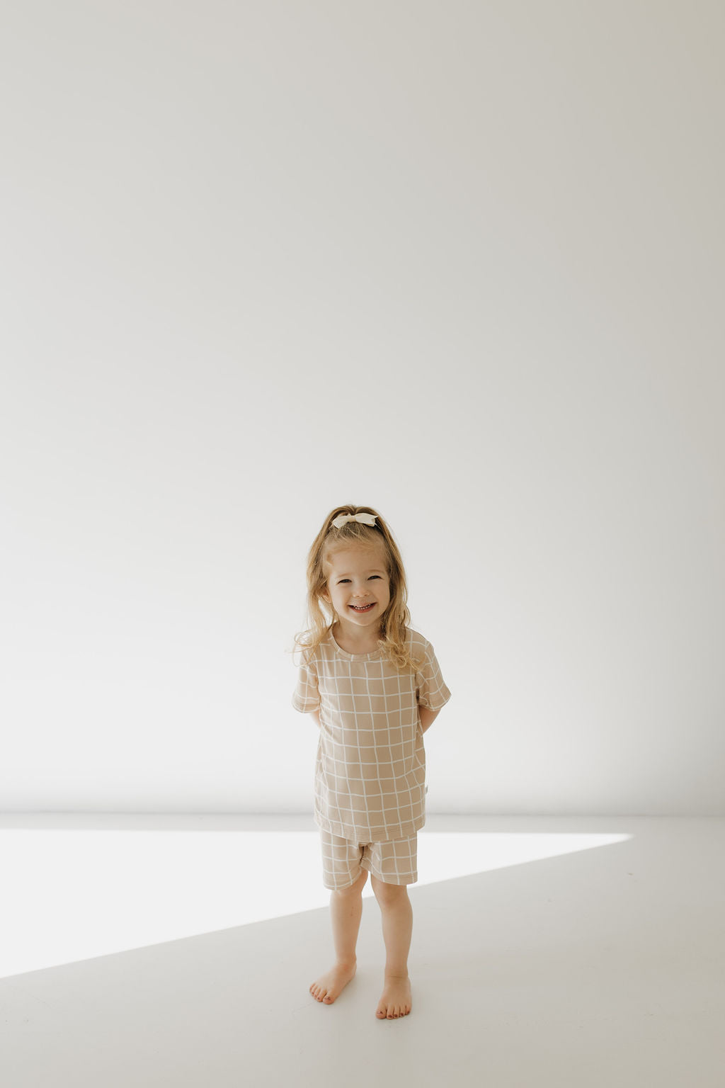 Bamboo Short Set | Grid