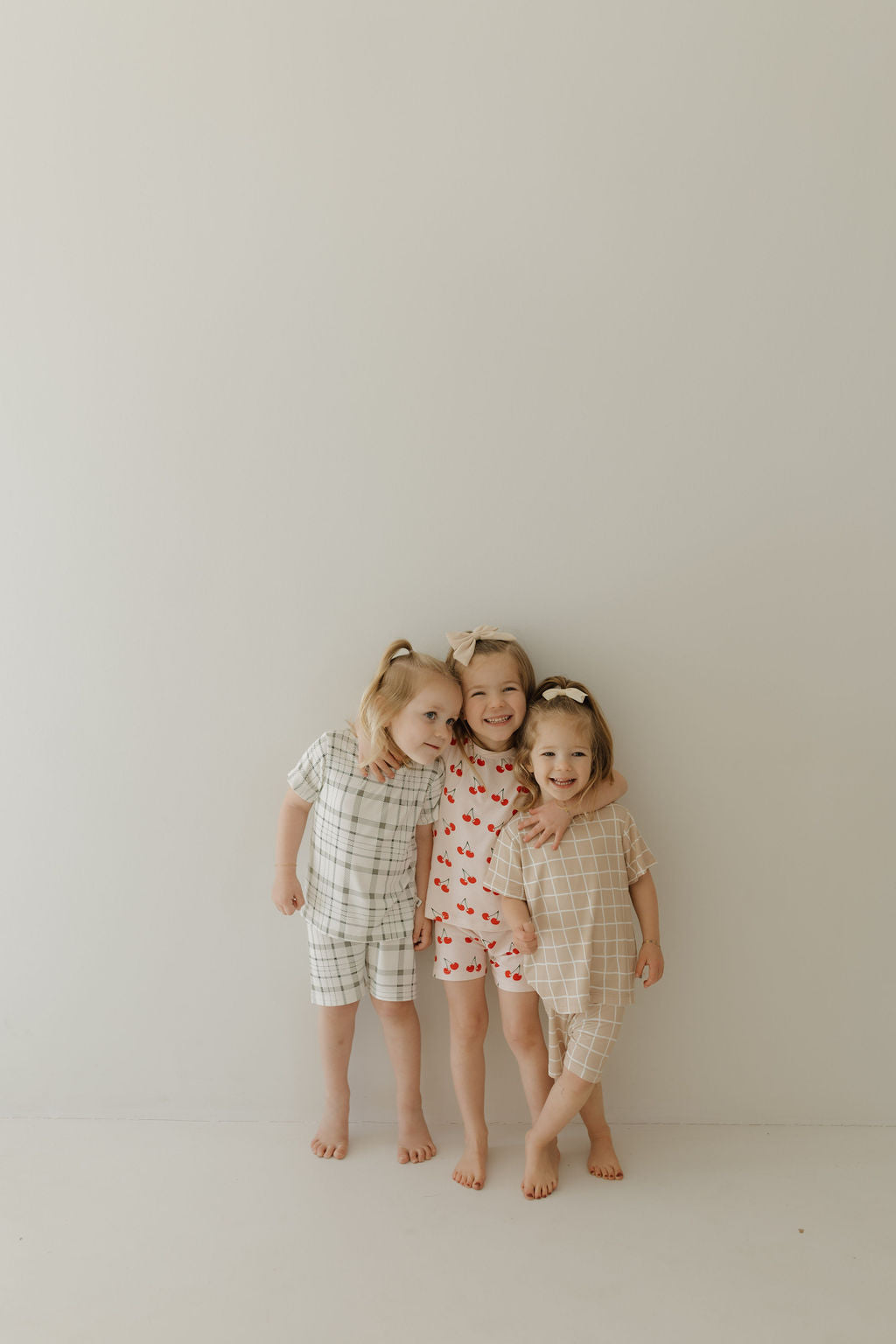 Bamboo Short Set | Grid