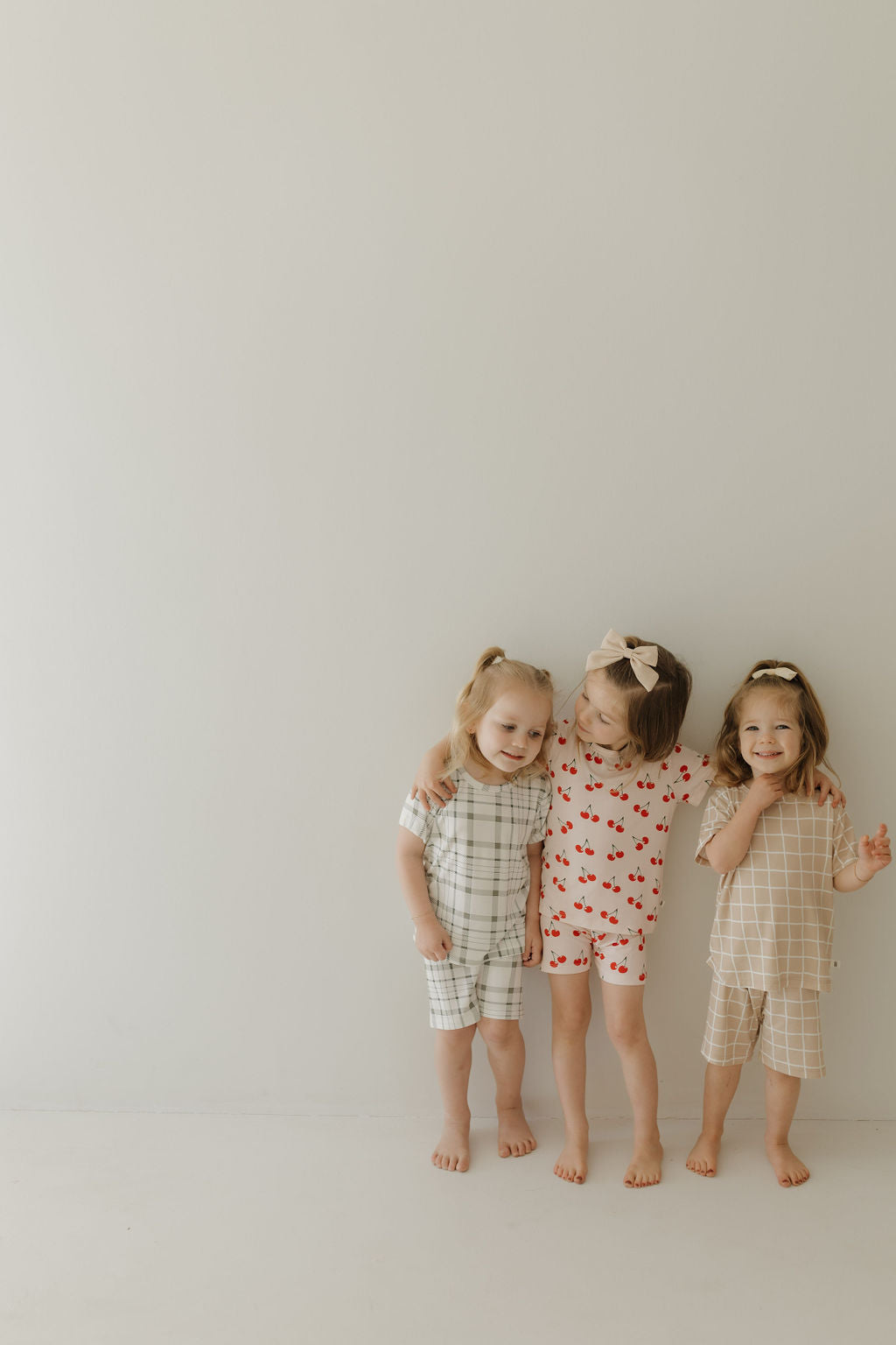 Bamboo Short Set | Grid