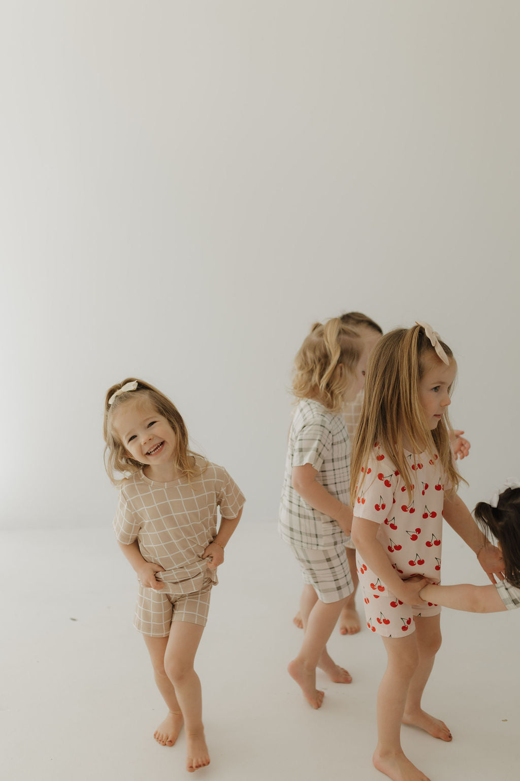Bamboo Short Set | Grid