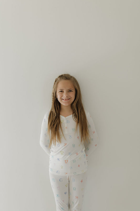 Bamboo Two Piece Pajamas Set | Autism Awareness | Charli Counts