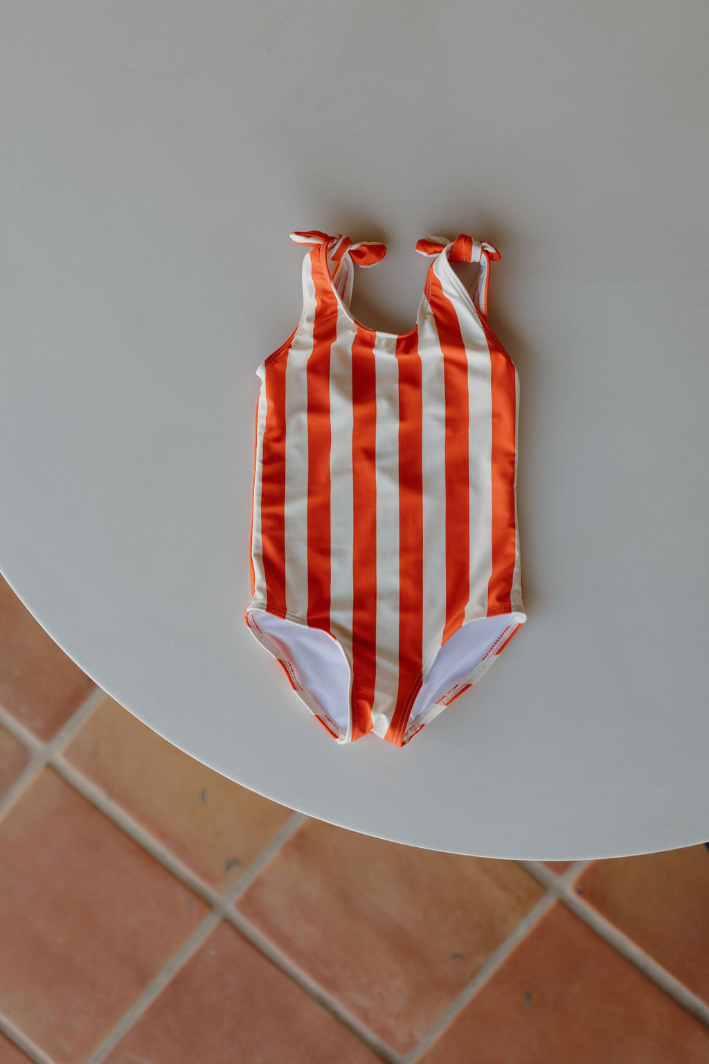 Girls Sleeveless Swimsuit | Poolside