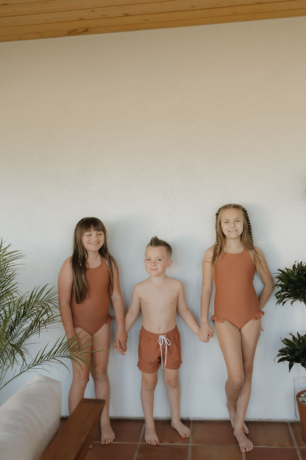Girls Sleeveless Swimsuit | Terra