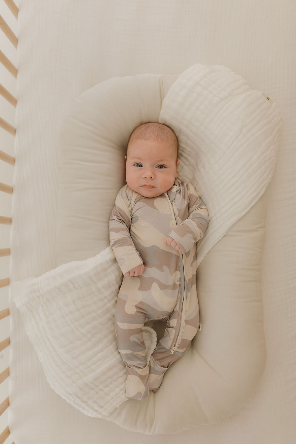 Bamboo Zip Pajamas | Camo