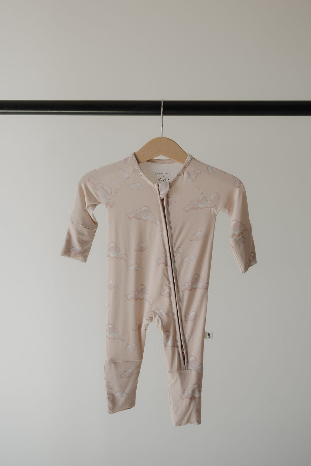 Bamboo Zip Pajamas Zipper Romper | Ruby
