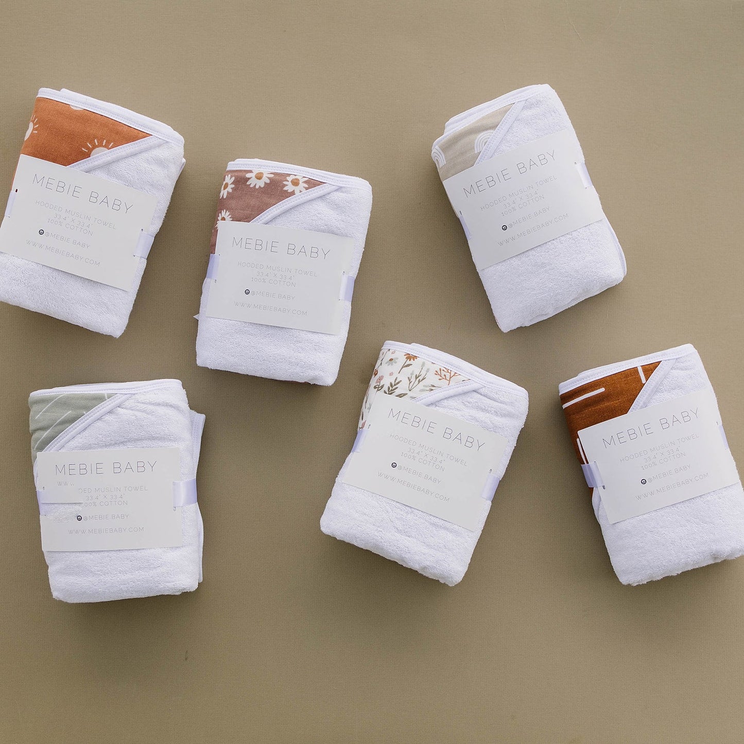 Daisy Dream Floral Muslin Hooded Towel