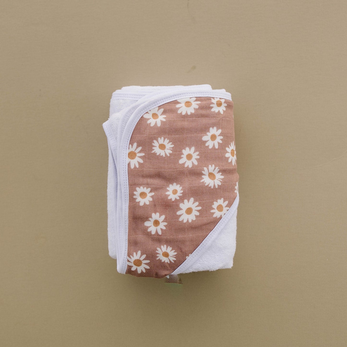 Daisy Dream Floral Muslin Hooded Towel