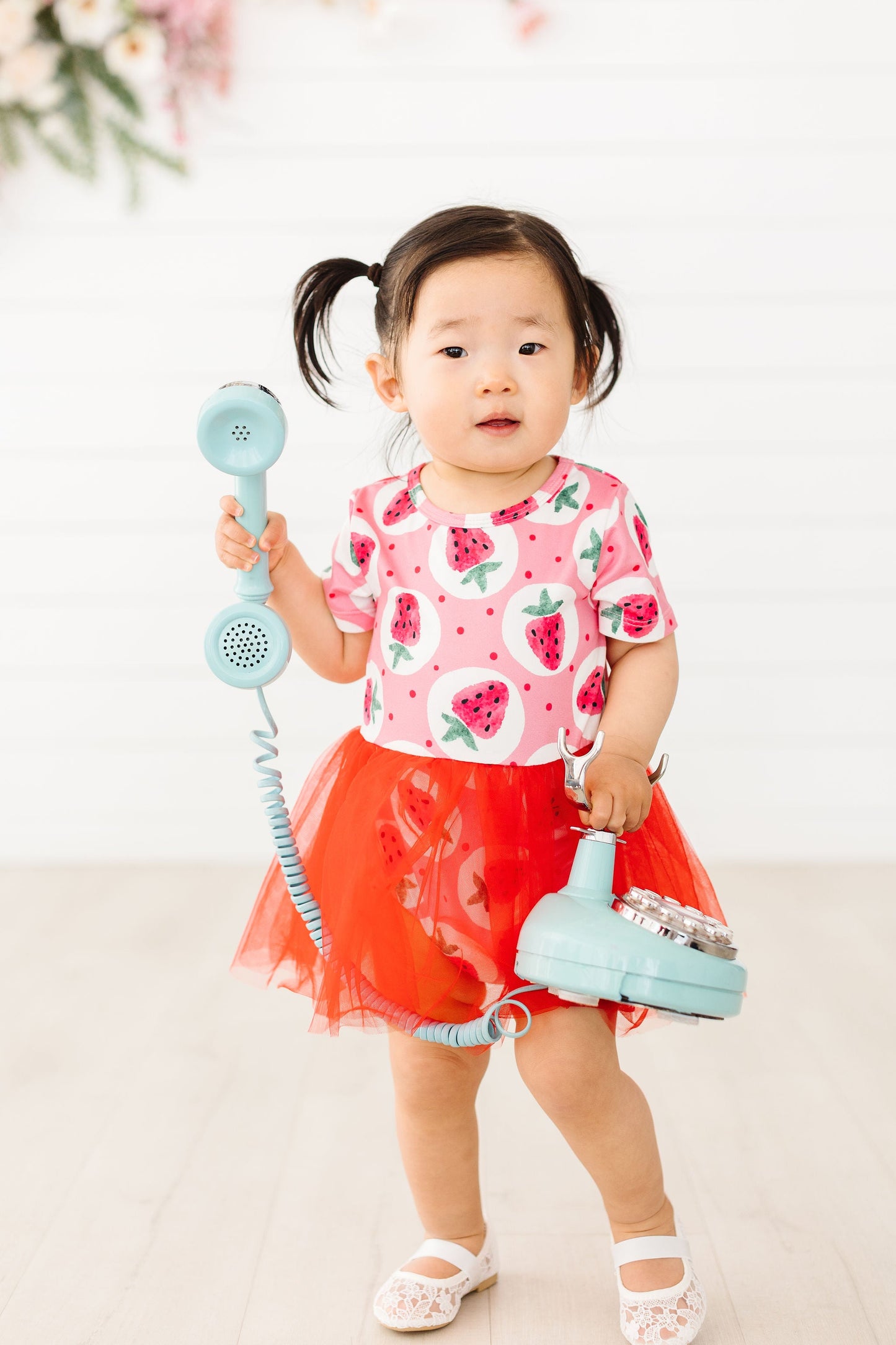 Strawberry Fields Tutu Bodysuit Romper