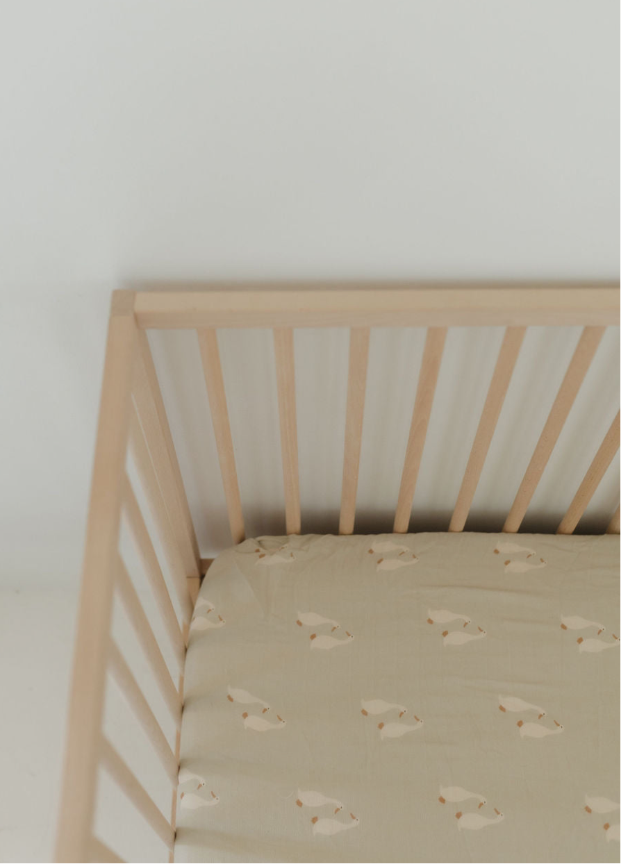 Muslin Crib Sheet | Silly Goose