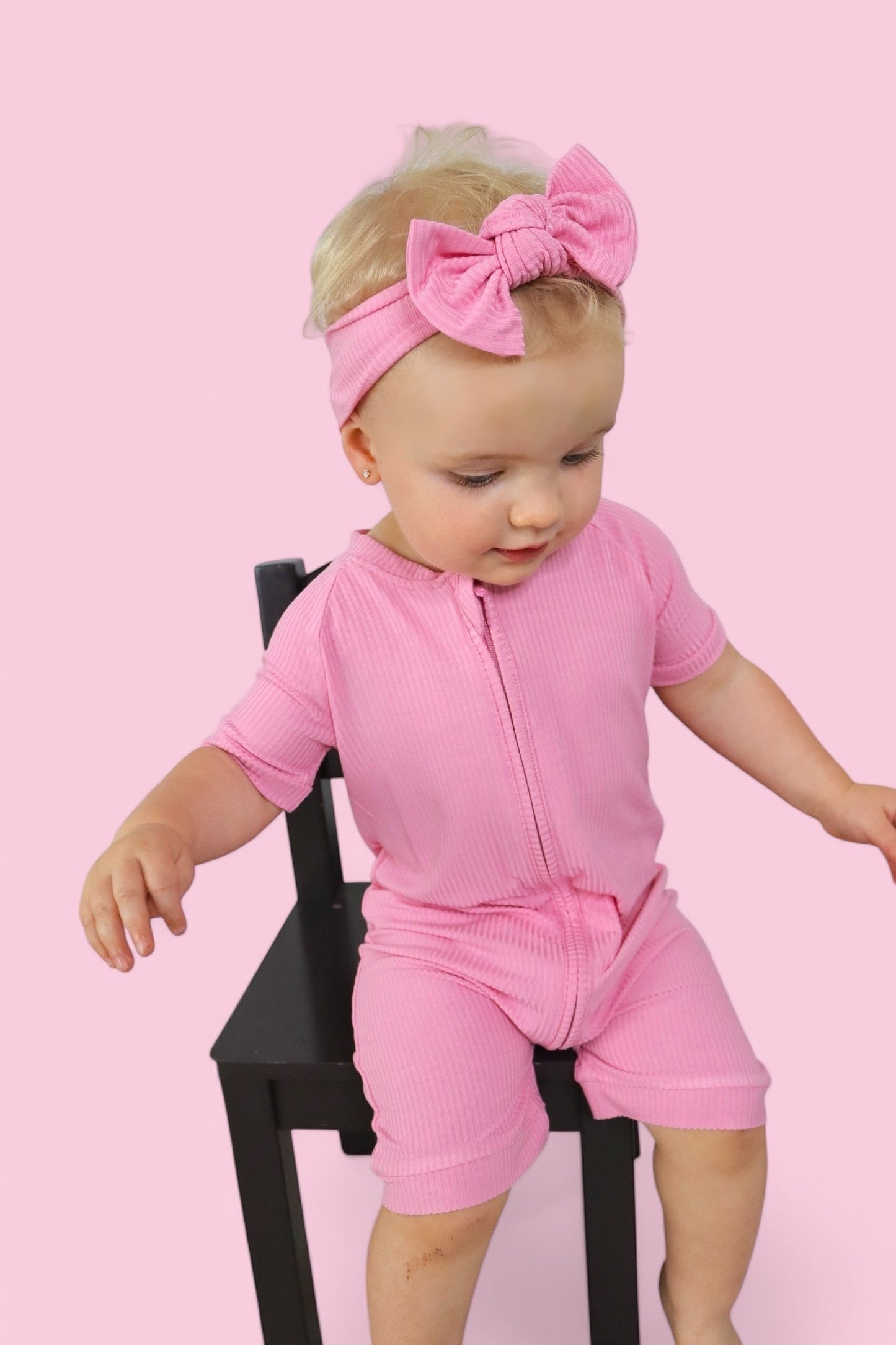 BELLA PINK RIB DREAM SHORTIE