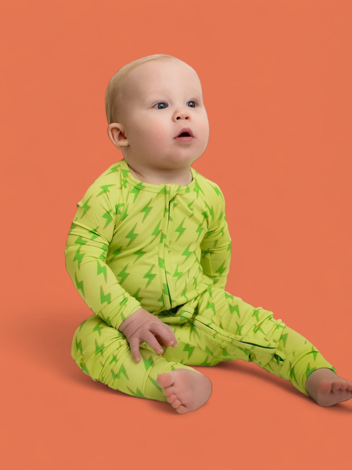 BRIGHT BOLTS DREAM ZIPPER ROMPER