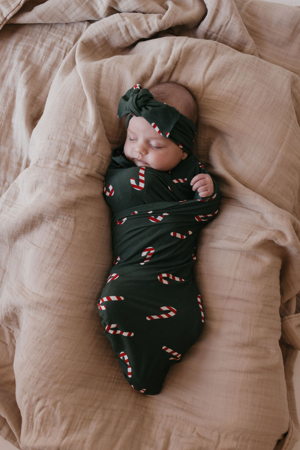 Bamboo Head Wrap | Candy Cane Lane 2024