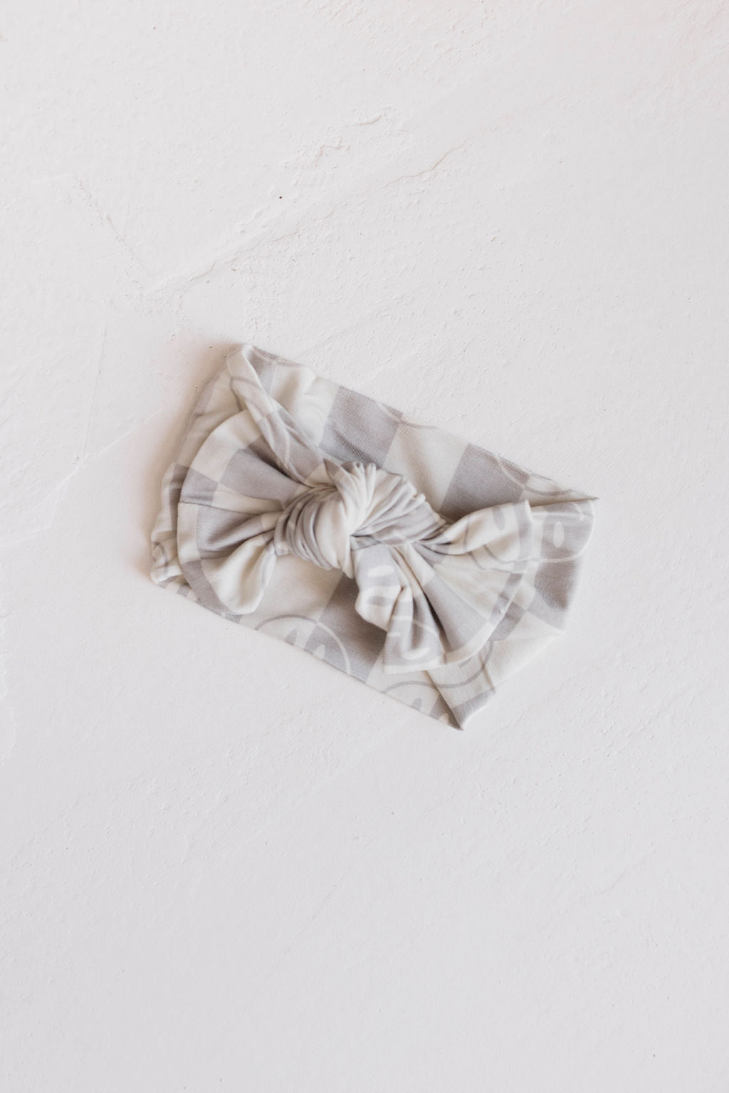 Bamboo Head Wrap | Smile Checkerboard