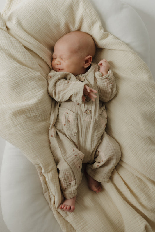 Long Sleeve Muslin Romper | Silly Goose