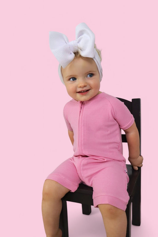 BELLA PINK RIB DREAM SHORTIE