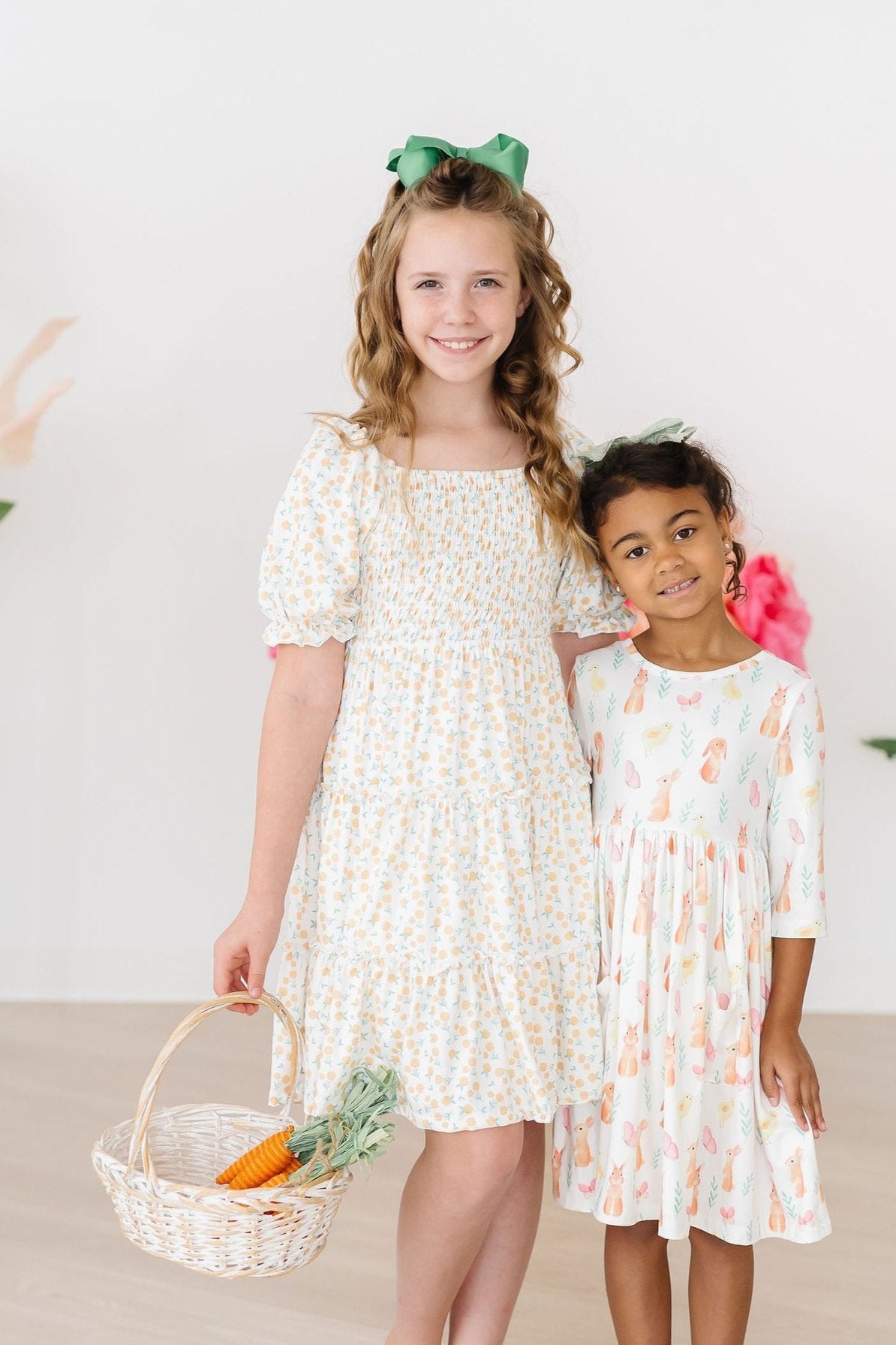 Marvelous Marigolds Smocked Floral Ruffle Dress