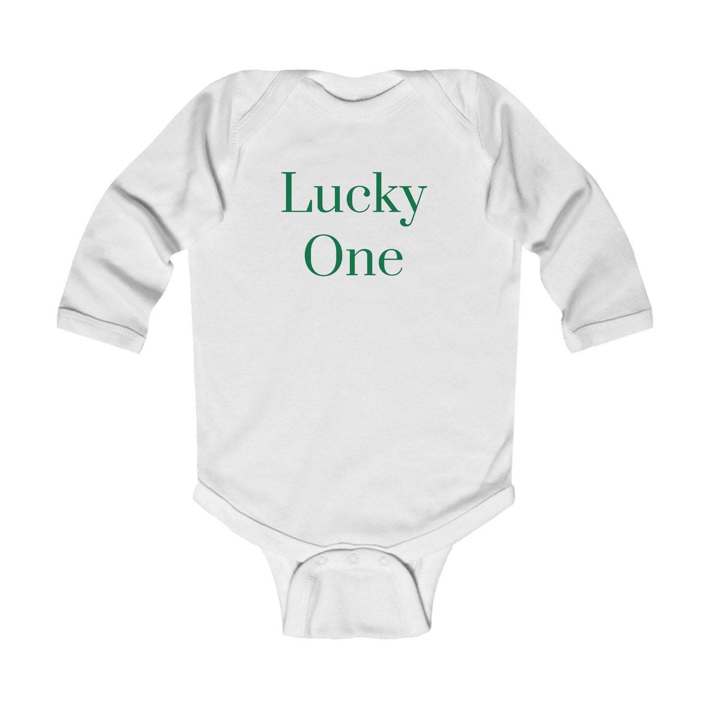 Lucky One Infant Long Sleeve Bodysuit - St. Patrick's Day Baby Outfit