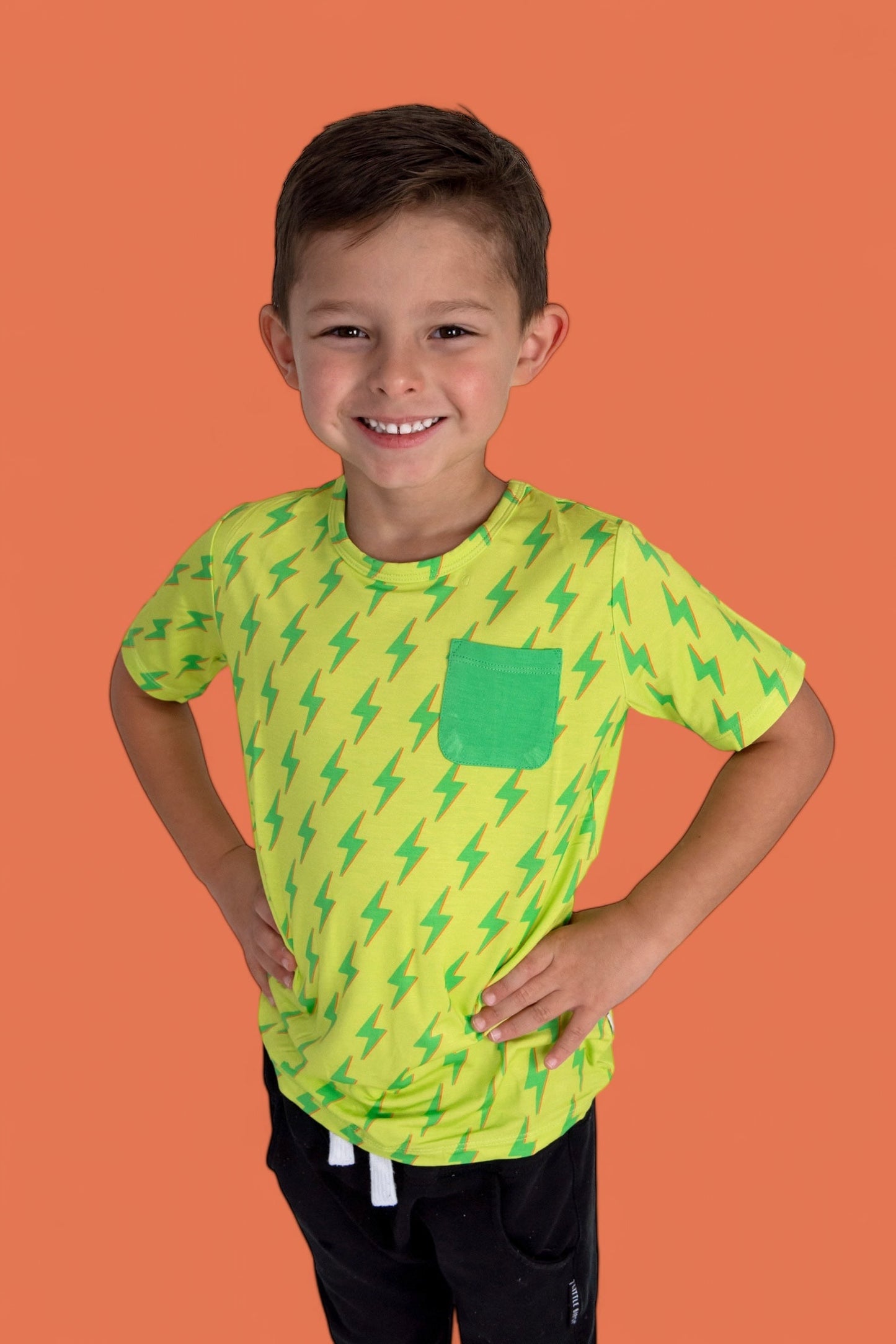 BRIGHT BOLTS DREAM POCKET TEE