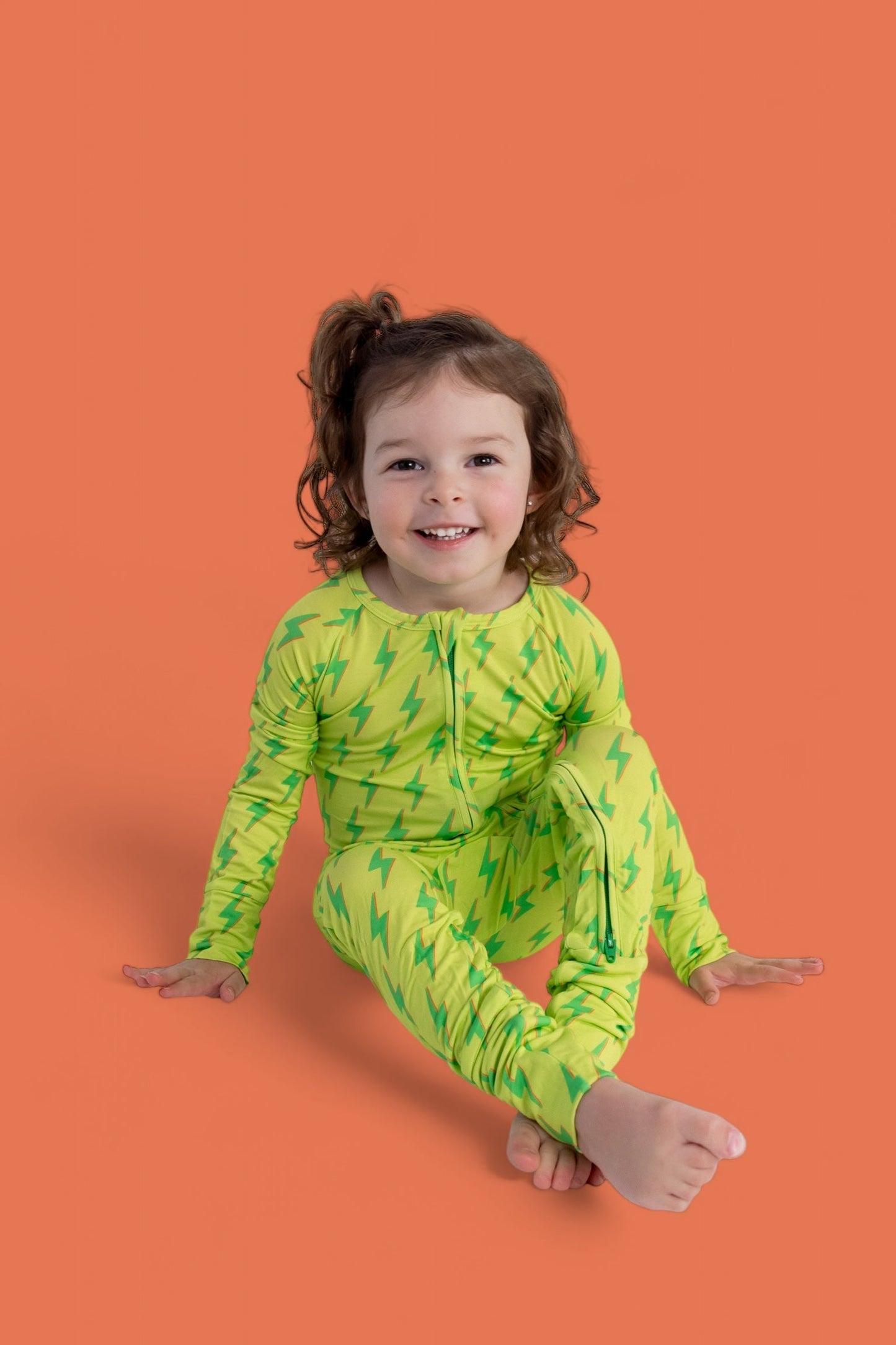BRIGHT BOLTS DREAM ZIPPER ROMPER