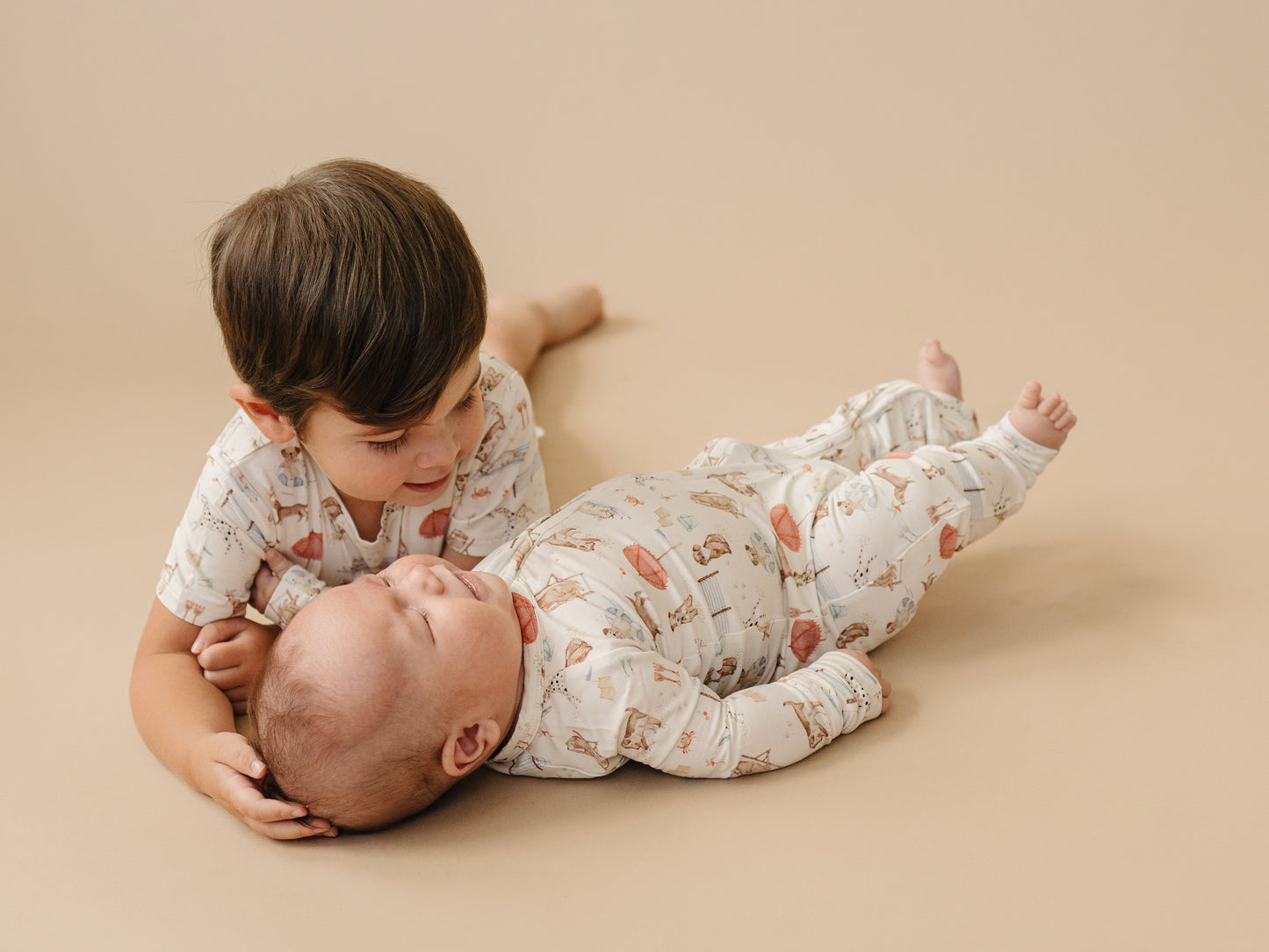 Beach Pawty Bamboo Zippy Romper Pajamas