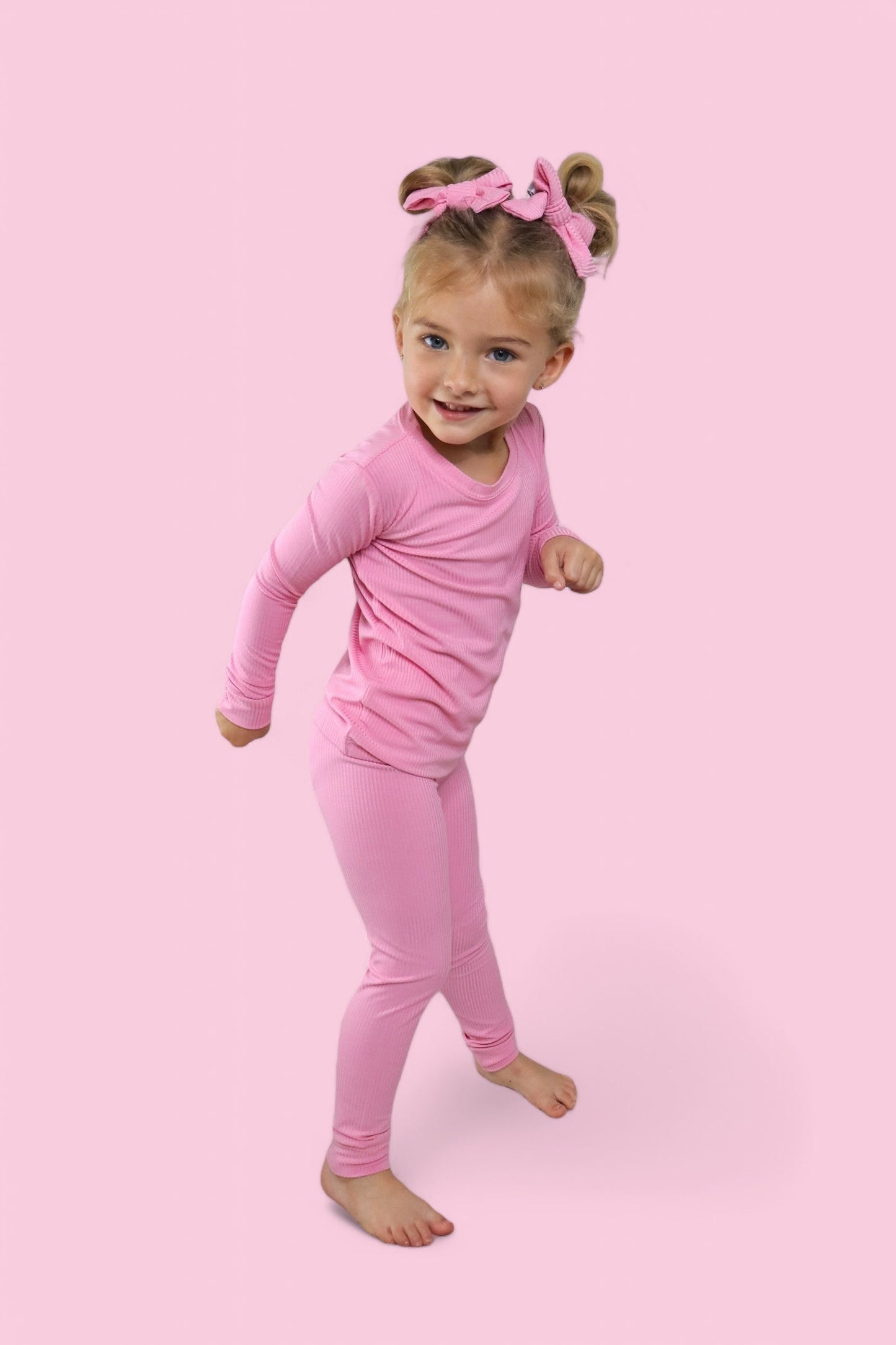 BELLA PINK RIB DREAM SET