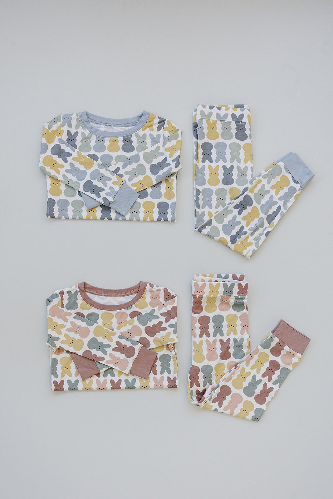 Dusty Blue Bunny Bamboo Cozy Set