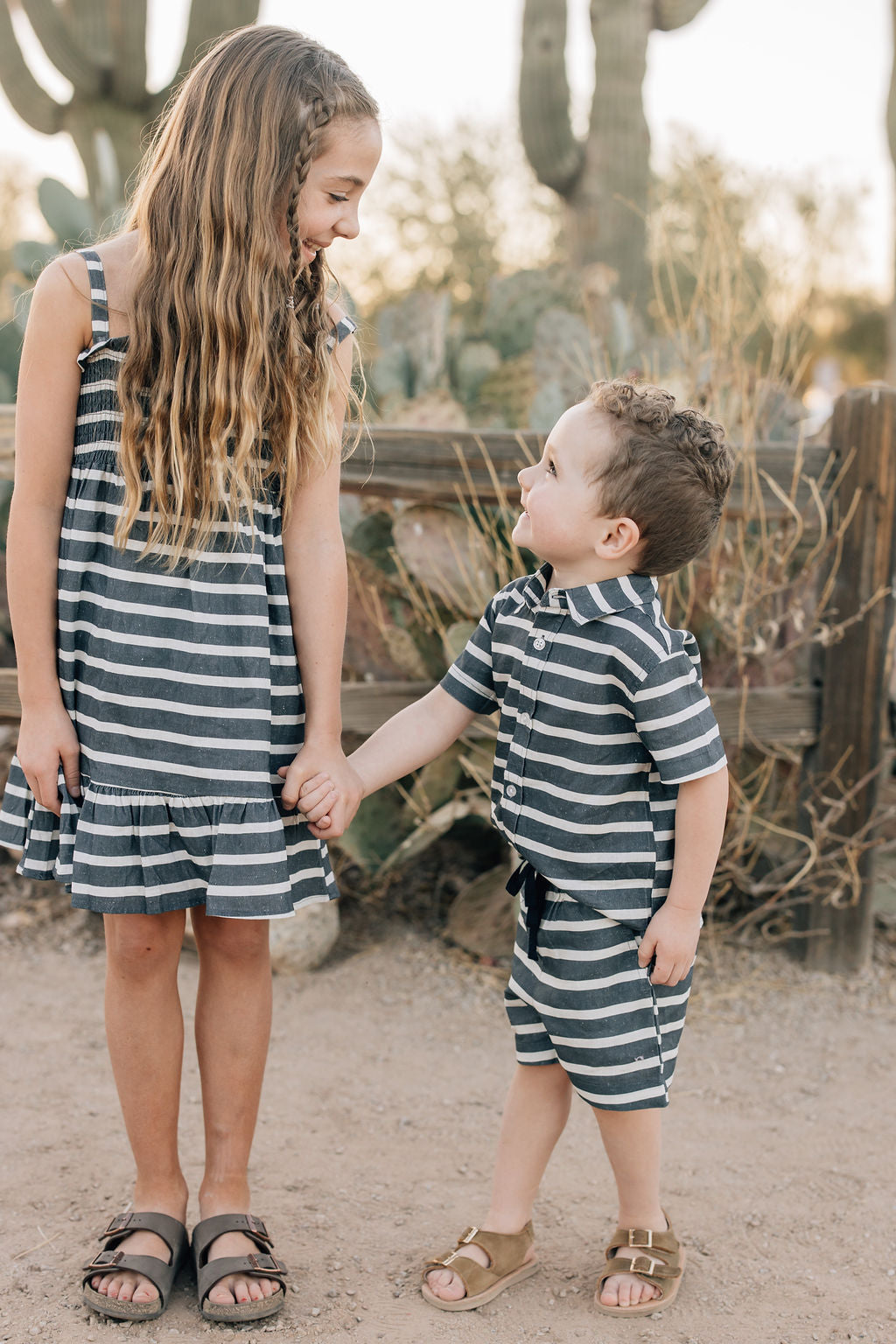 Stripe Linen Tank Dress
