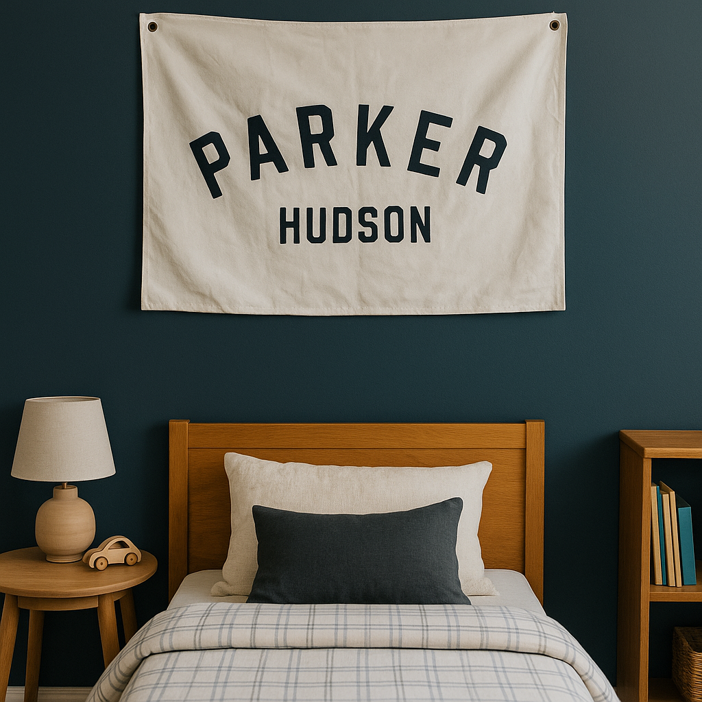 Custom Canvas Name Banner