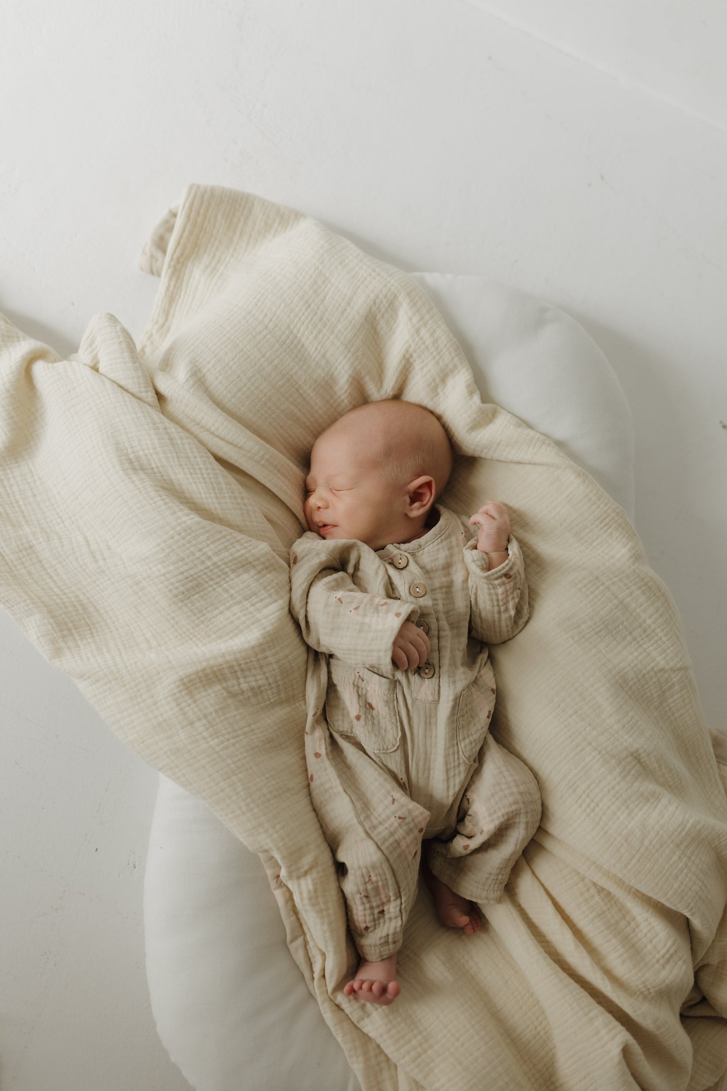 Long Sleeve Muslin Romper | Silly Goose