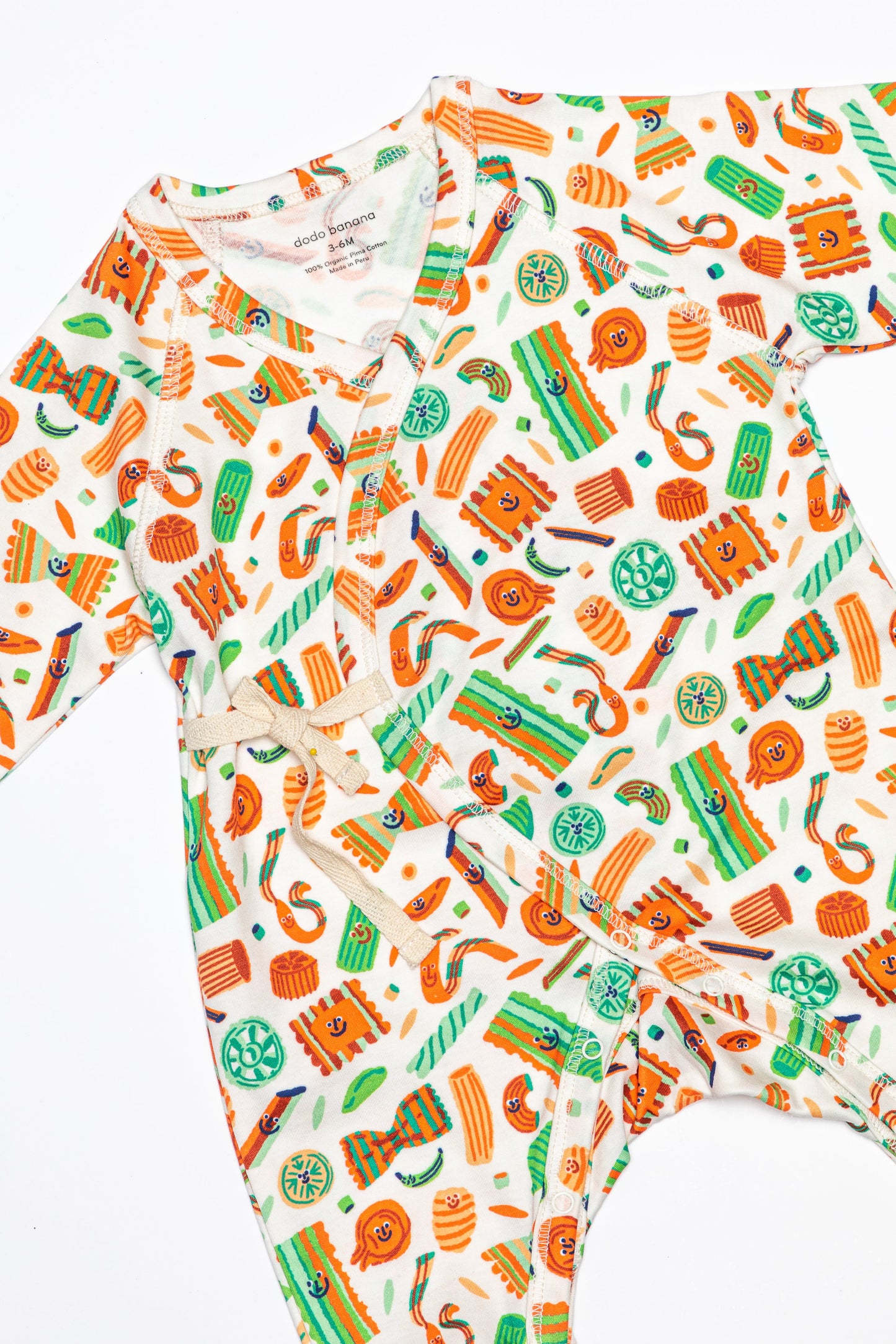 Pasta Festa Baby Kimono Onesie
