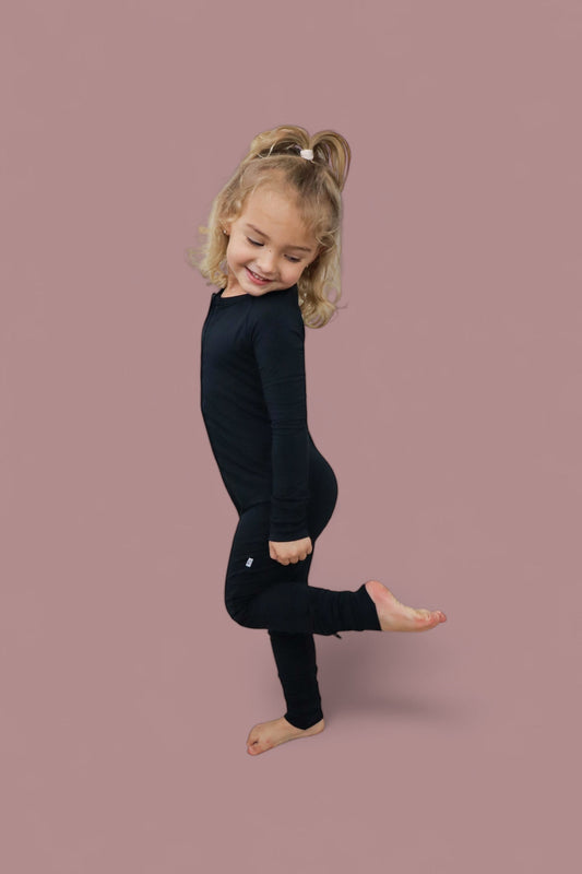 BLACK DREAM ZIPPER ROMPER