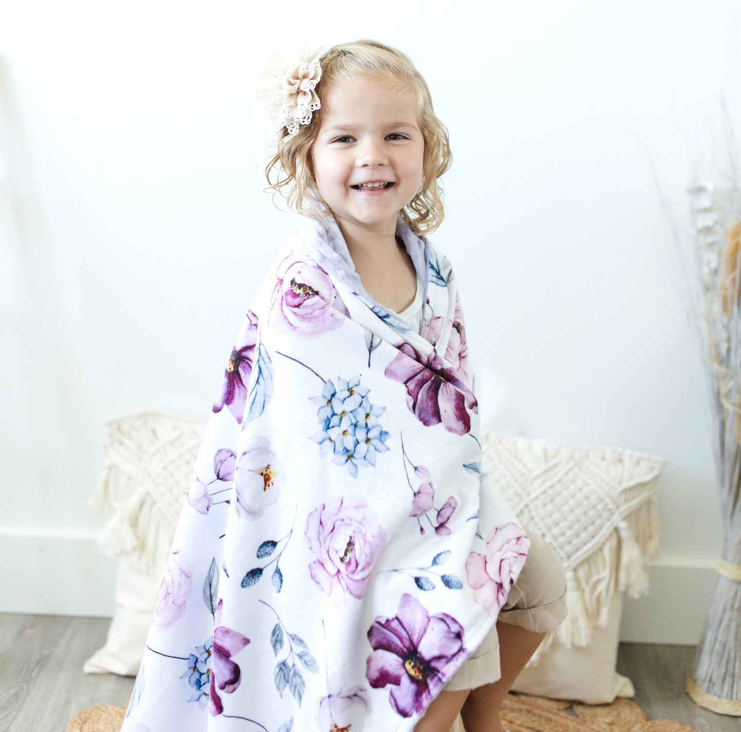 Baby & Toddler Blanket - Vintage Floral