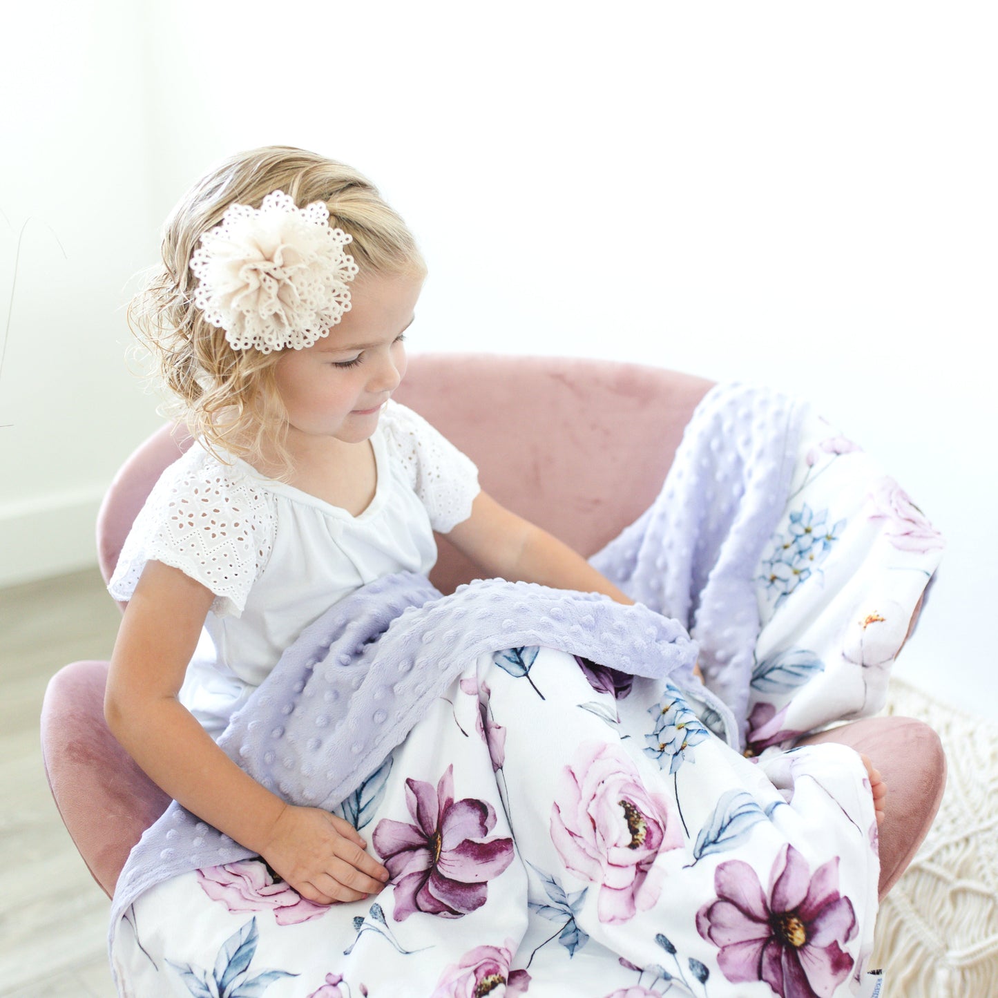 Baby & Toddler Blanket - Vintage Floral