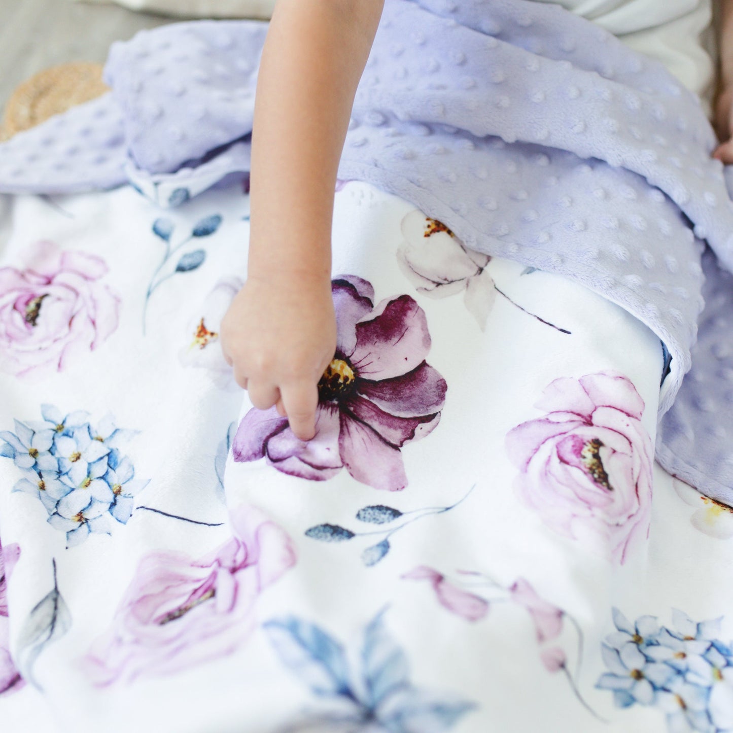 Baby & Toddler Blanket - Vintage Floral