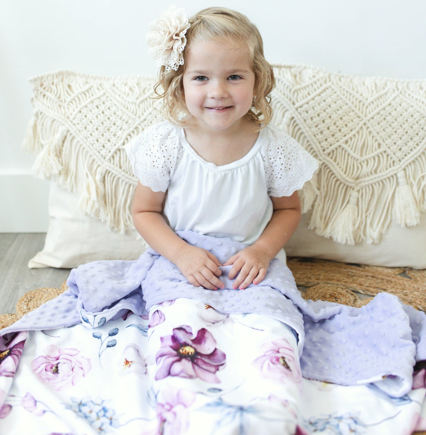 Baby & Toddler Blanket - Vintage Floral