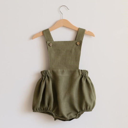 Sleeveless Tank Baby Girls One-Piece Romper