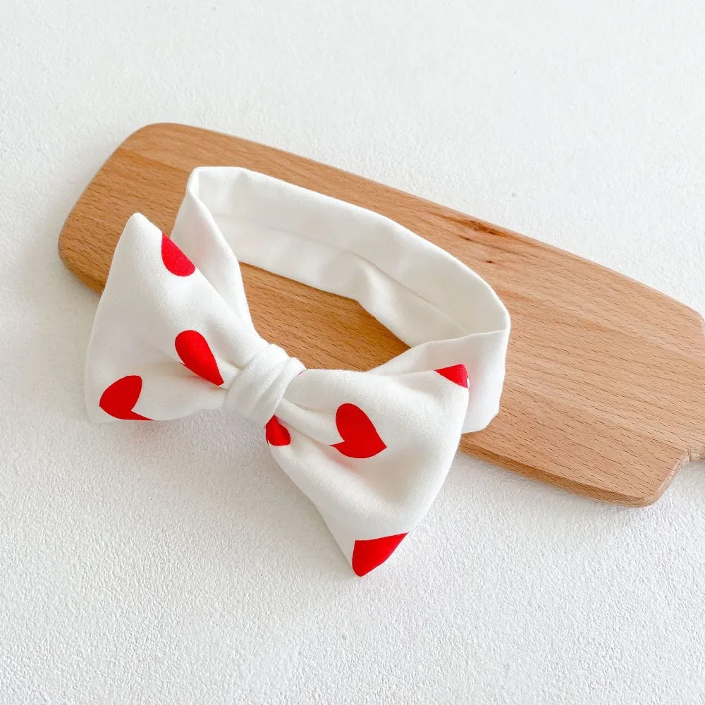 Plush Love Heart Bodysuit Romper Set