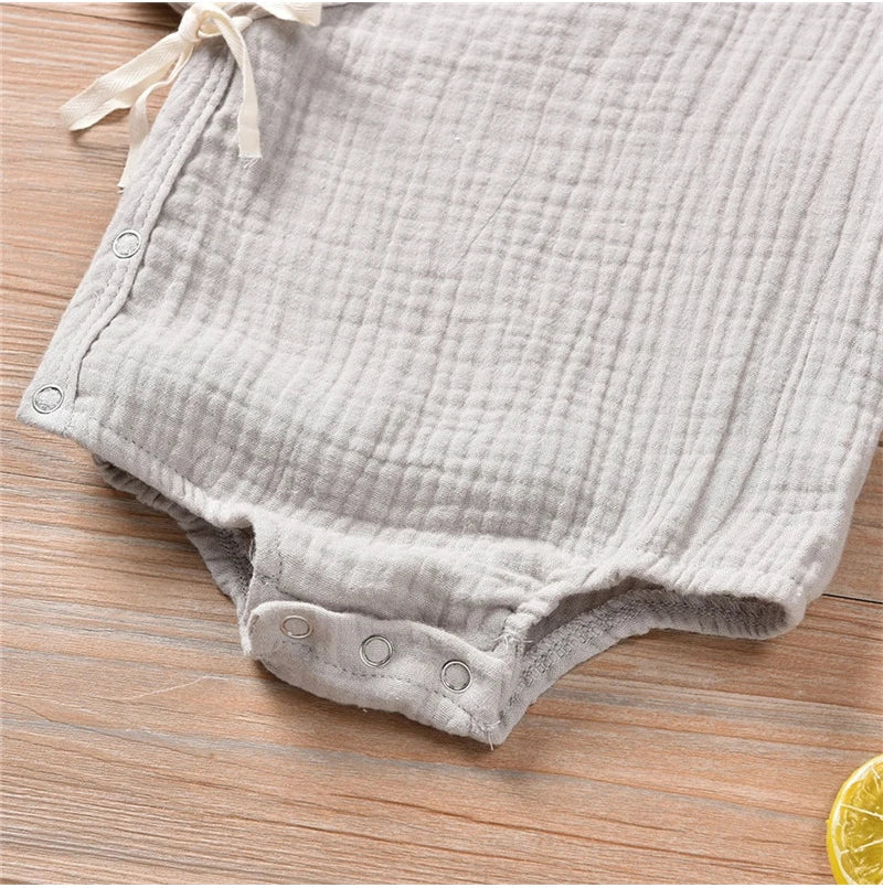 Newborn Muslin Kimono Bodysuit Romper