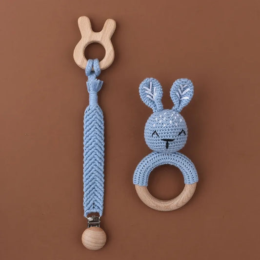 Pacifier Clip Teether Toy Set