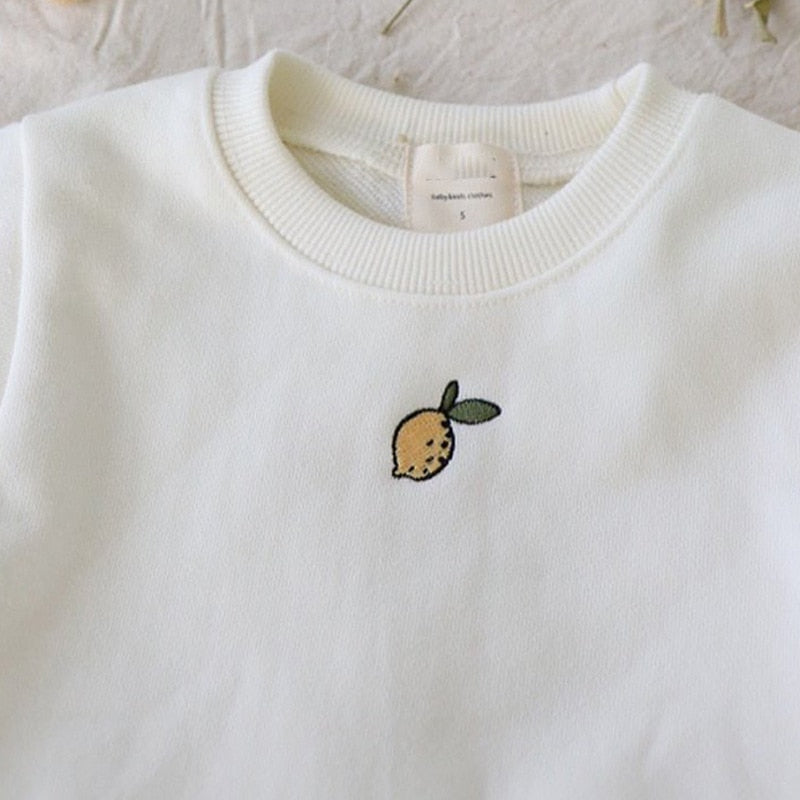 Little Lemon Long Sleeve Bodysuit Romper